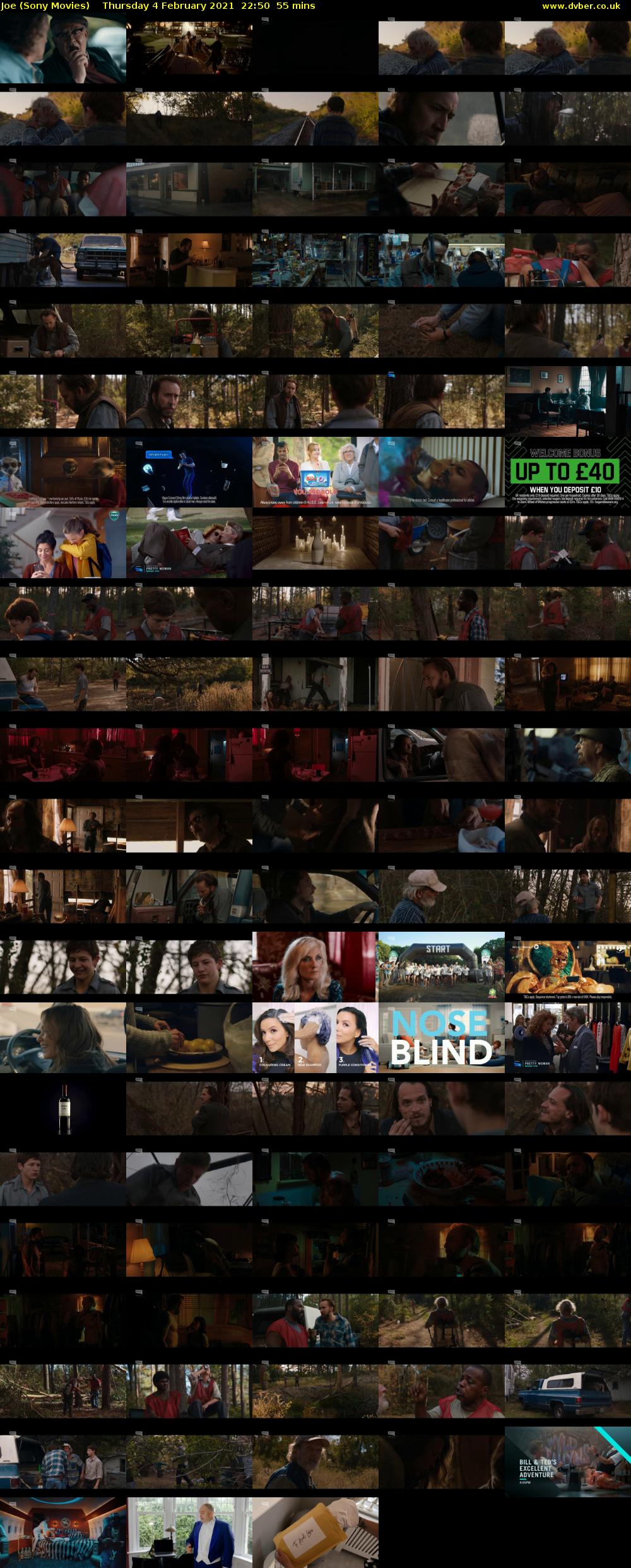 Joe (Sony Movies) Thursday 4 February 2021 22:50 - 23:45