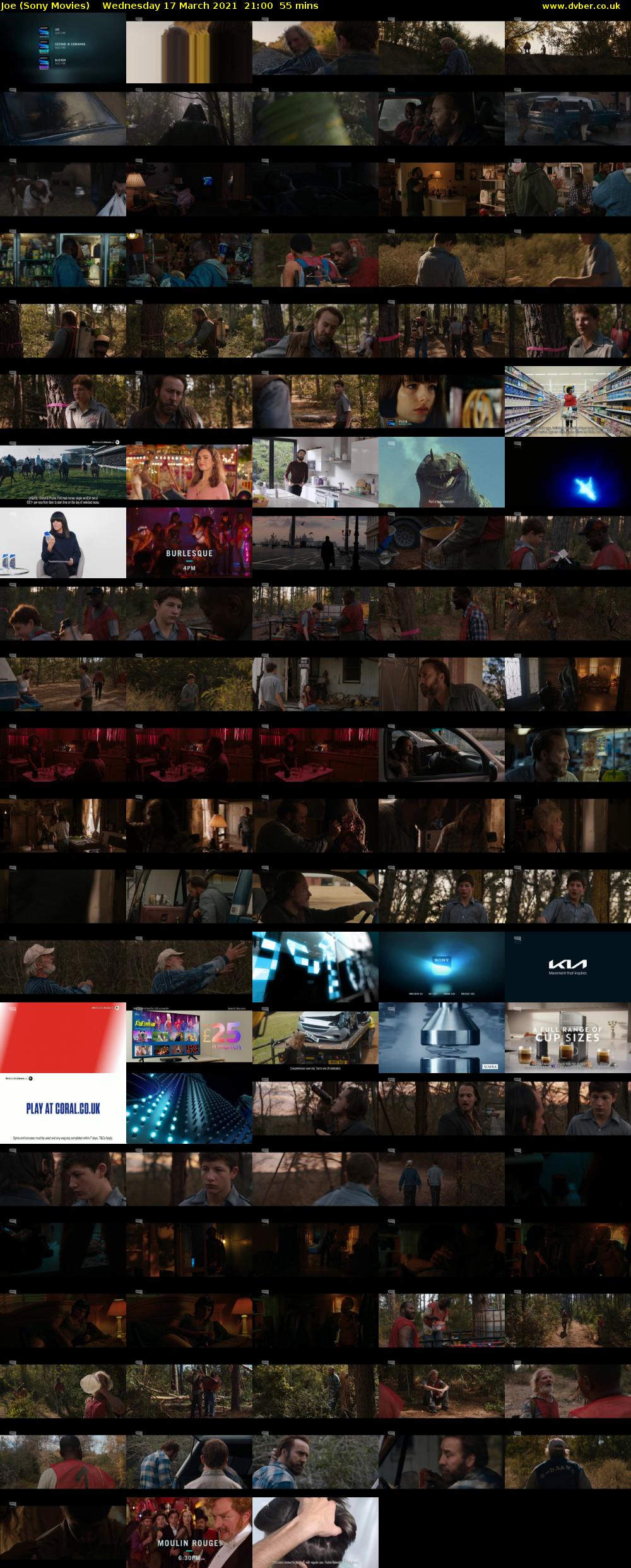 Joe (Sony Movies) Wednesday 17 March 2021 21:00 - 21:55