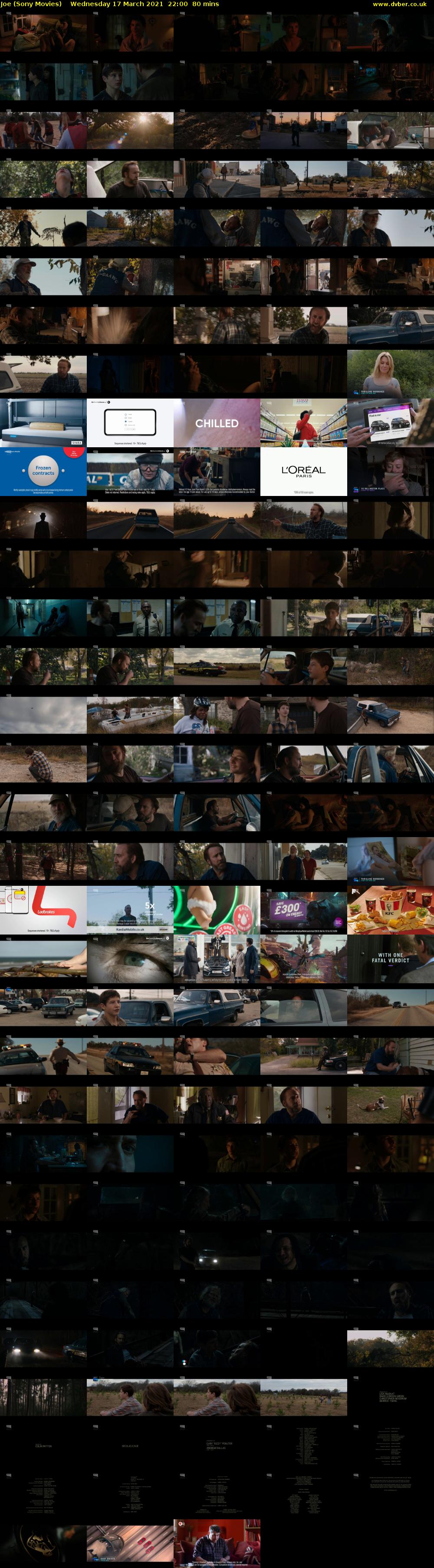 Joe (Sony Movies) Wednesday 17 March 2021 22:00 - 23:20