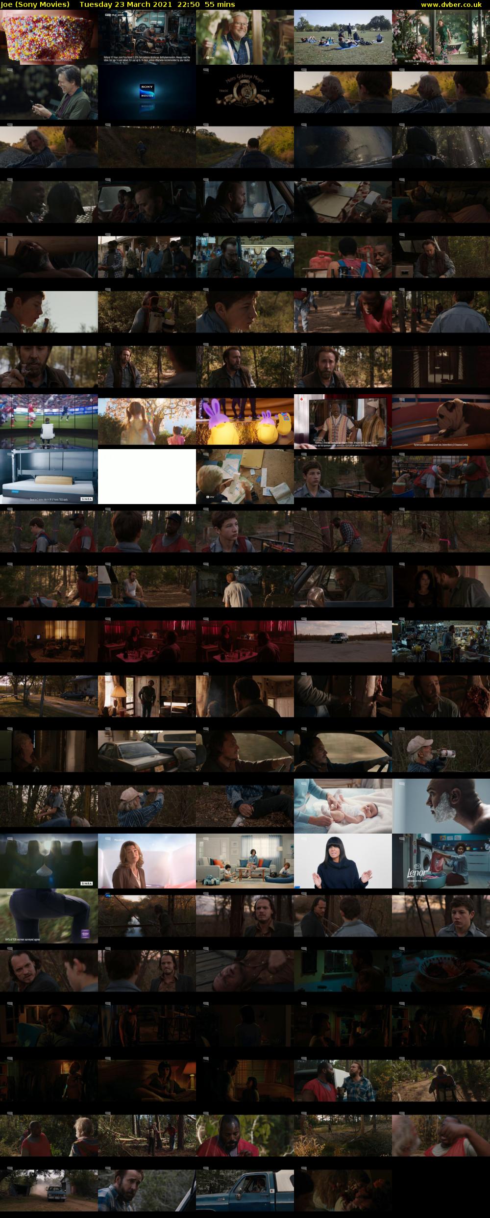 Joe (Sony Movies) Tuesday 23 March 2021 22:50 - 23:45