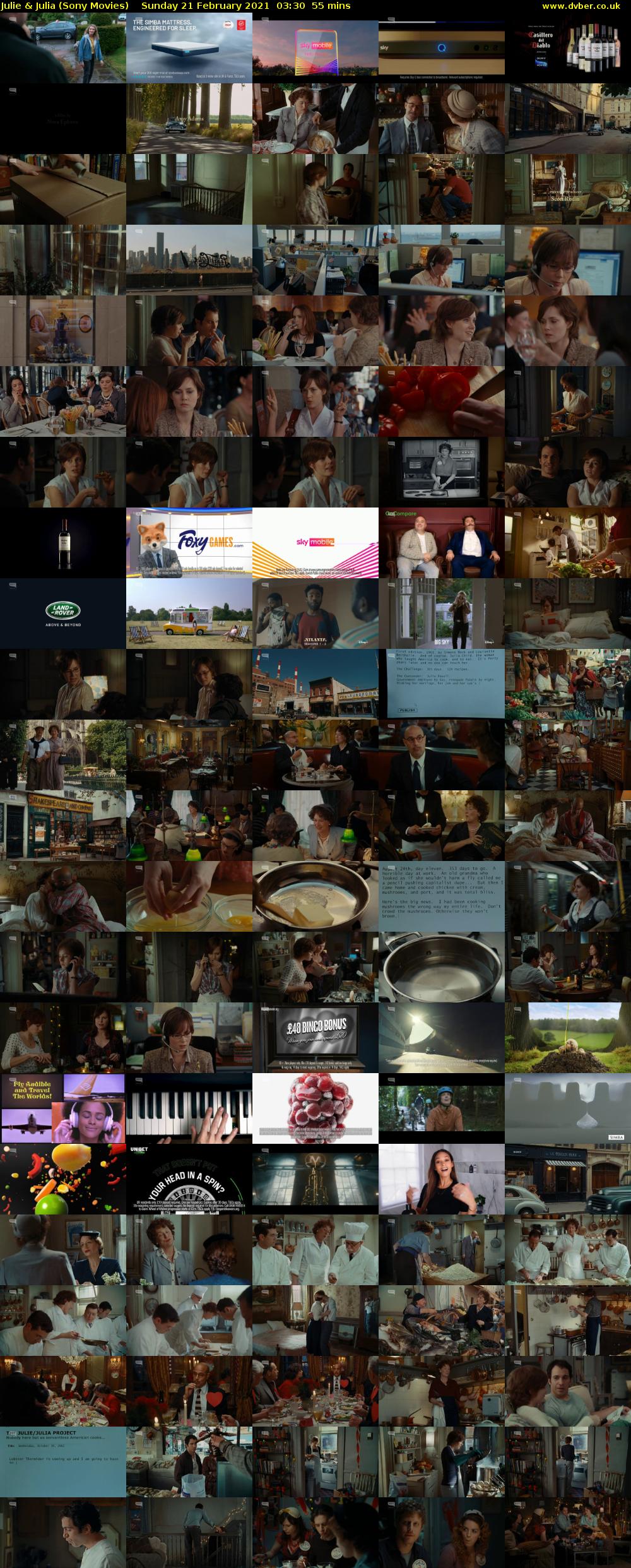 Julie & Julia (Sony Movies) Sunday 21 February 2021 03:30 - 04:25