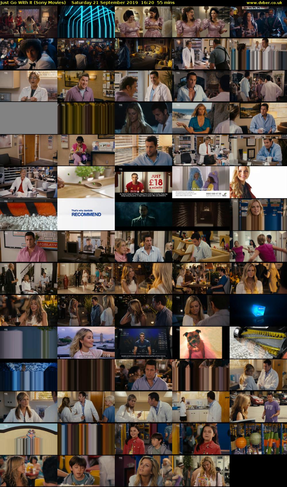 Just Go With It (Sony Movies) Saturday 21 September 2019 16:20 - 17:15