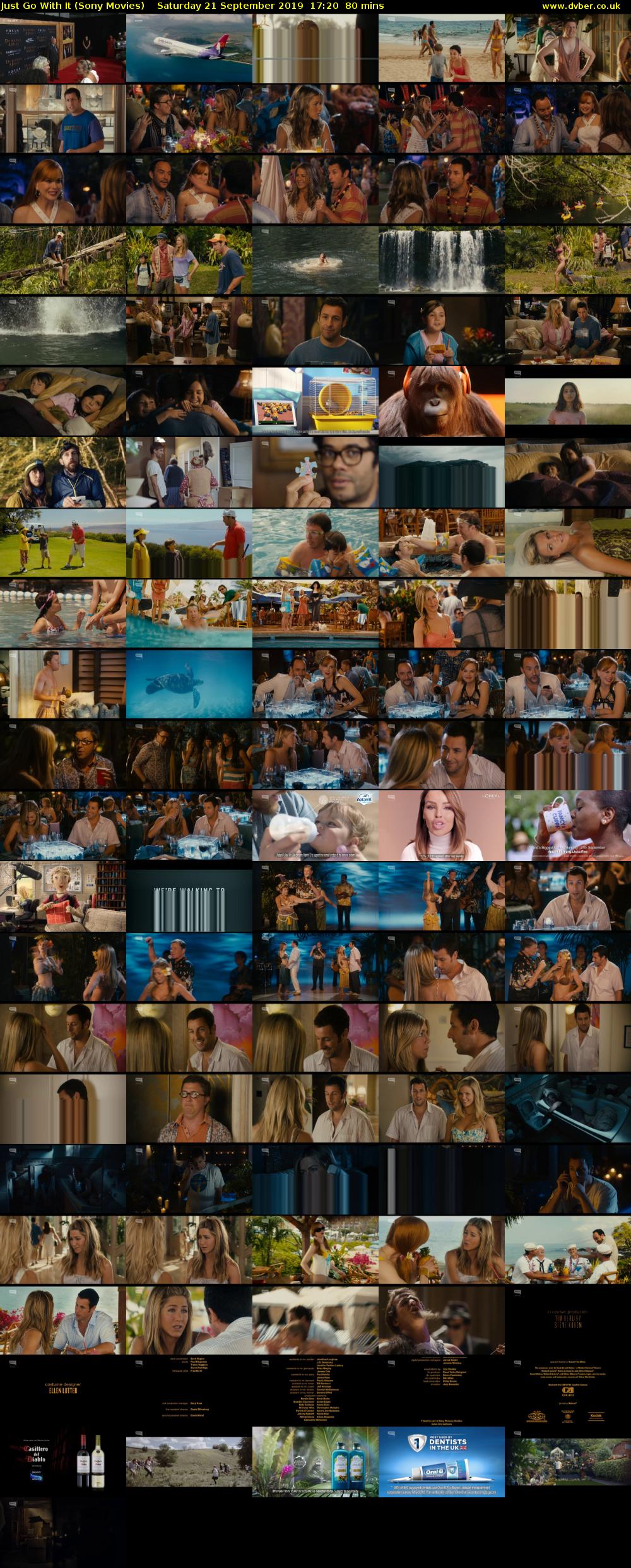 Just Go With It (Sony Movies) Saturday 21 September 2019 17:20 - 18:40