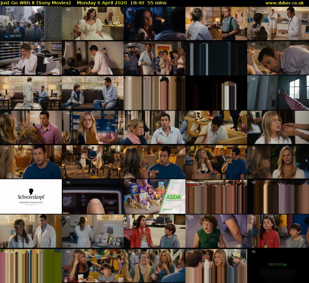 Just Go With It (Sony Movies) Monday 6 April 2020 18:40 - 19:35