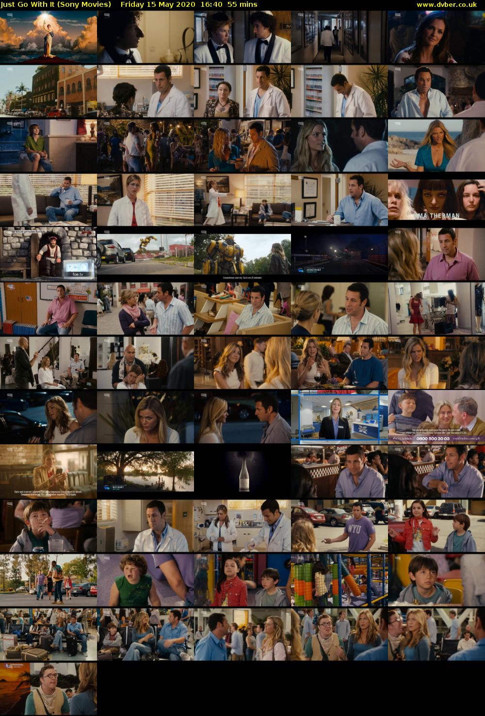 Just Go With It (Sony Movies) Friday 15 May 2020 16:40 - 17:35
