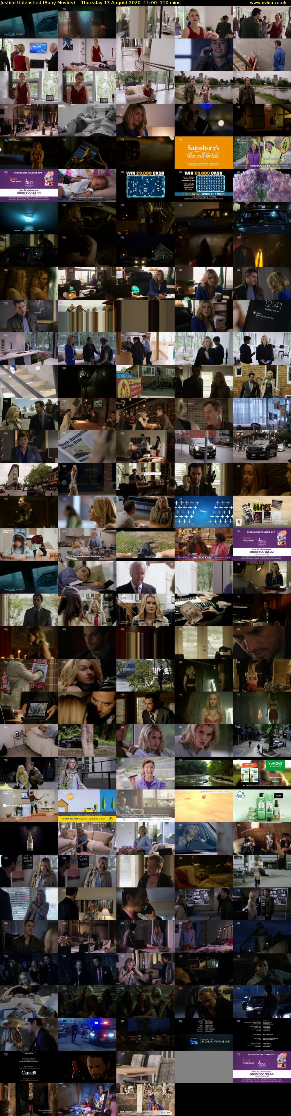 Justice Unleashed (Sony Movies) Thursday 13 August 2020 11:00 - 12:50