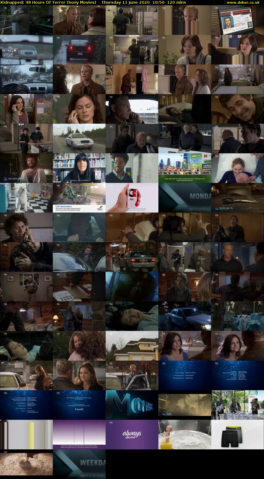 Kidnapped: 48 Hours Of Terror (Sony Movies) Thursday 11 June 2020 10:50 - 12:50