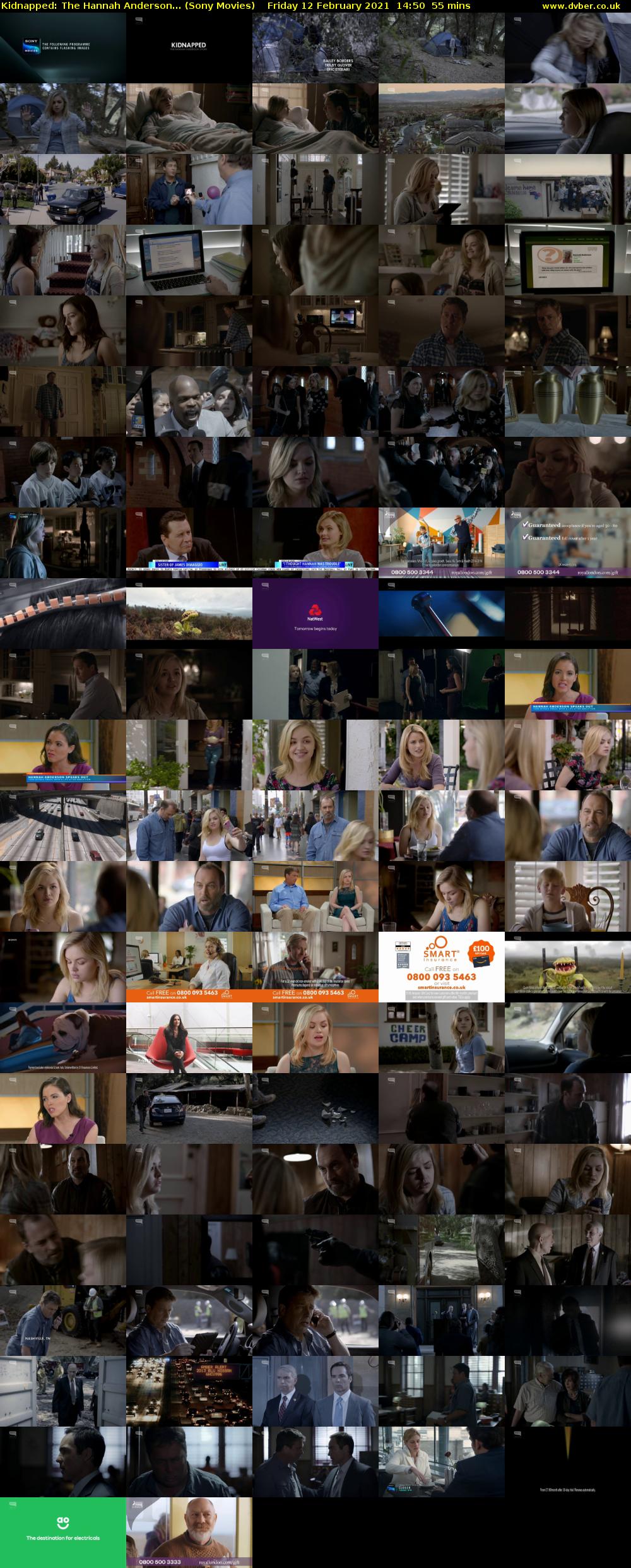 Kidnapped: The Hannah Anderson... (Sony Movies) Friday 12 February 2021 14:50 - 15:45