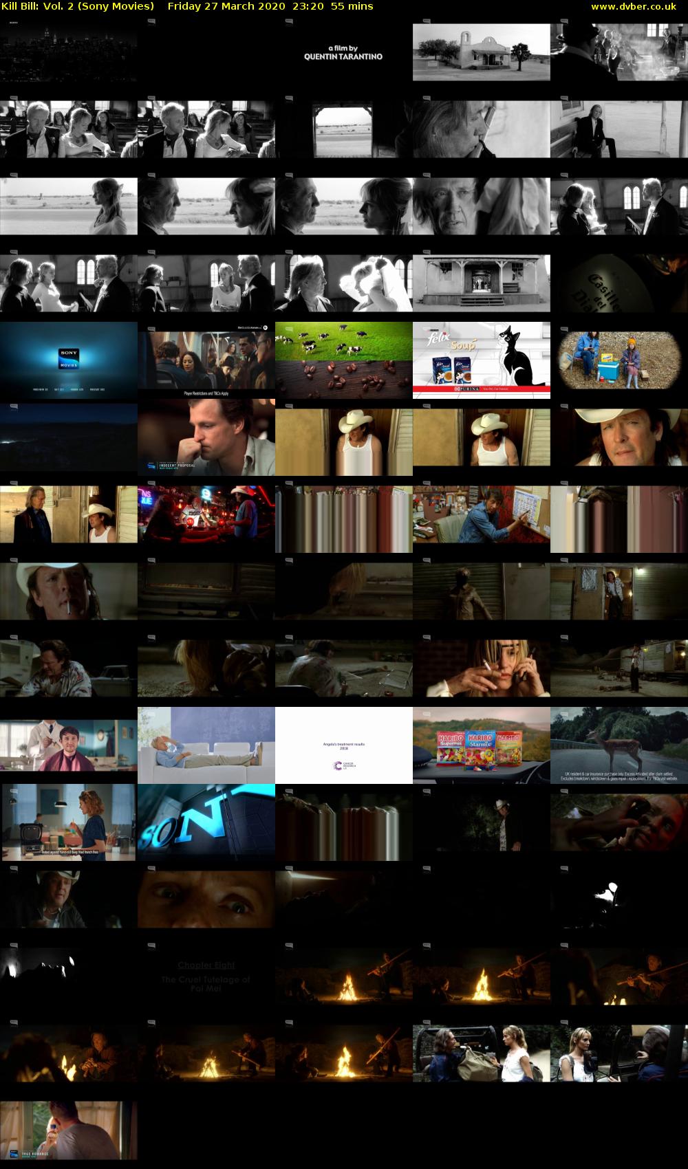 Kill Bill: Vol. 2 (Sony Movies) Friday 27 March 2020 23:20 - 00:15