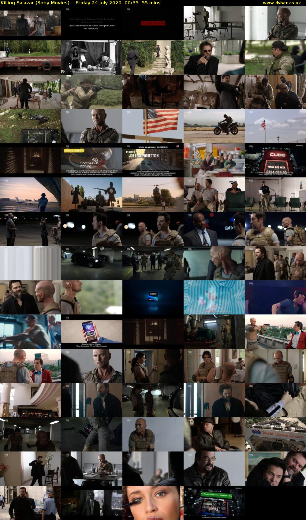 Killing Salazar (Sony Movies) Friday 24 July 2020 00:35 - 01:30