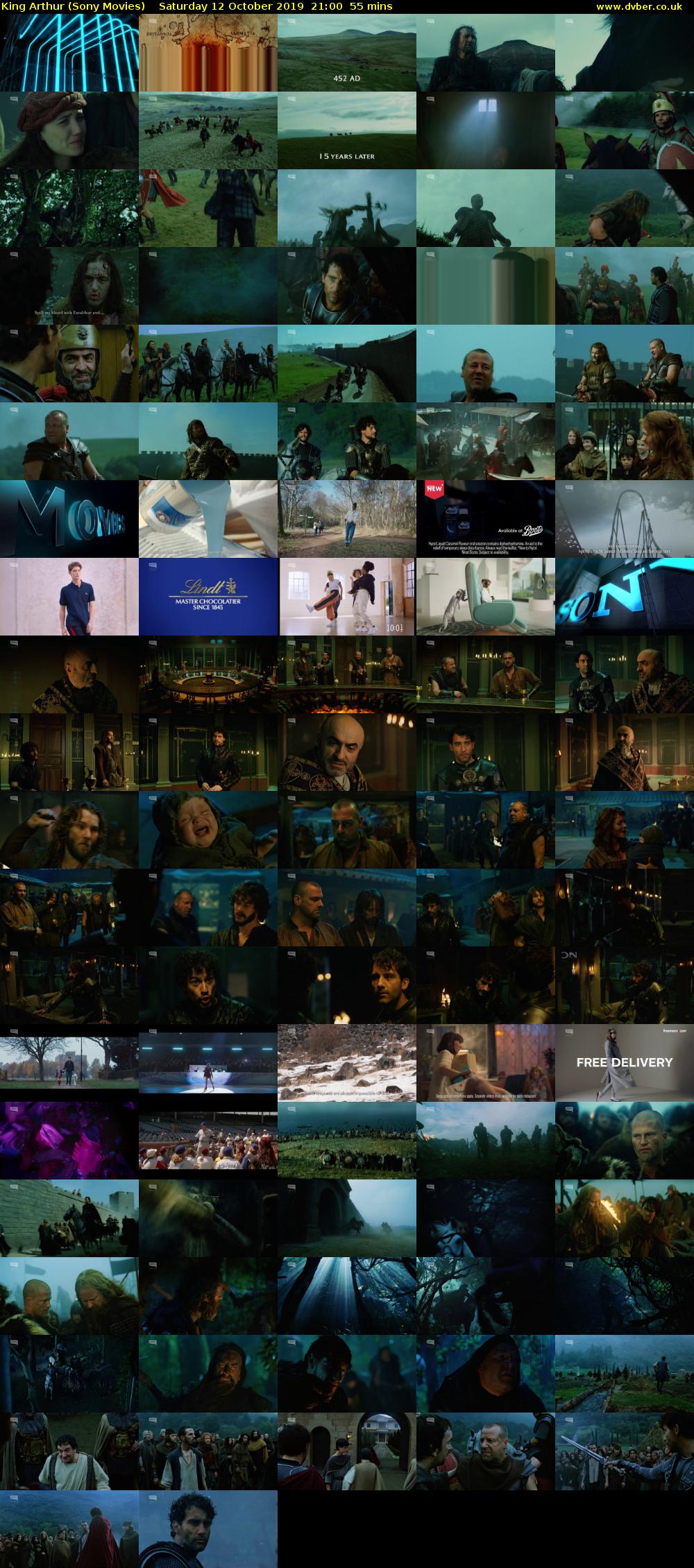 King Arthur (Sony Movies) Saturday 12 October 2019 21:00 - 21:55