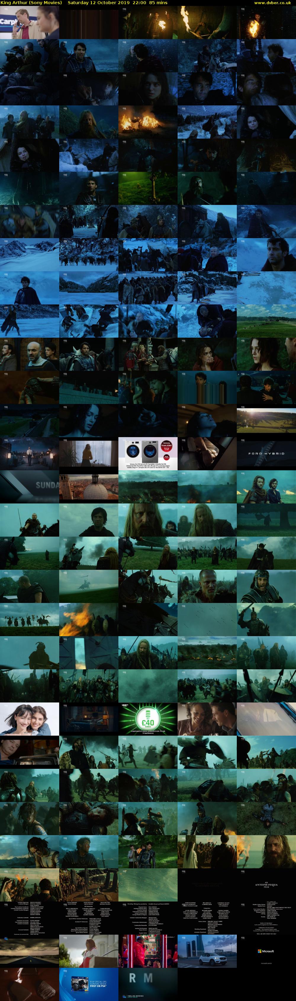 King Arthur (Sony Movies) Saturday 12 October 2019 22:00 - 23:25