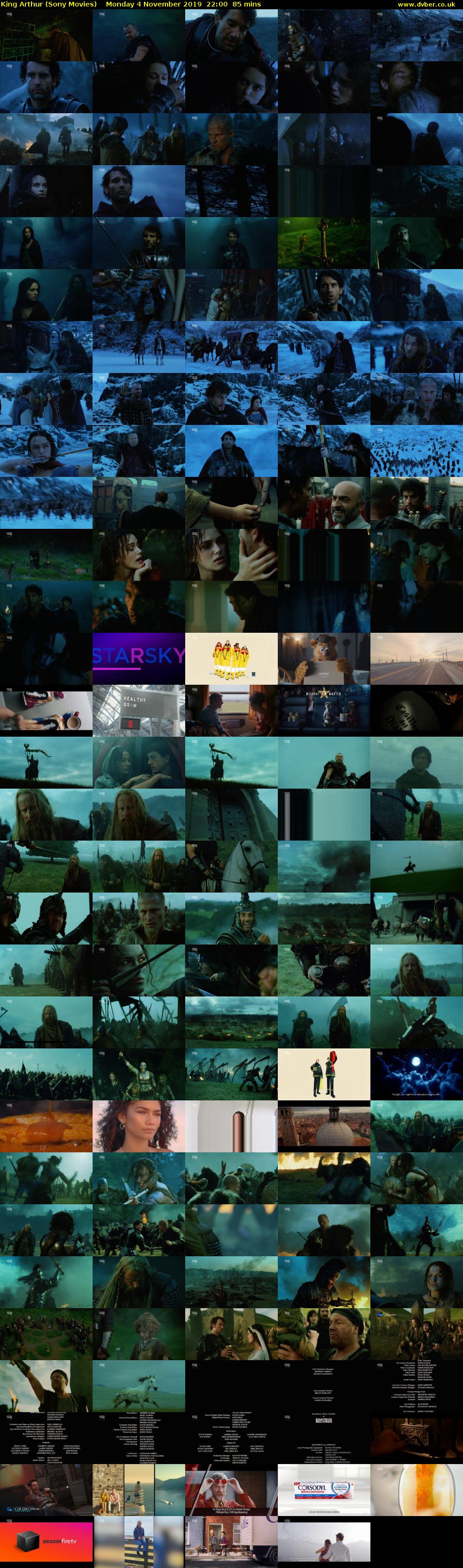 King Arthur (Sony Movies) Monday 4 November 2019 22:00 - 23:25