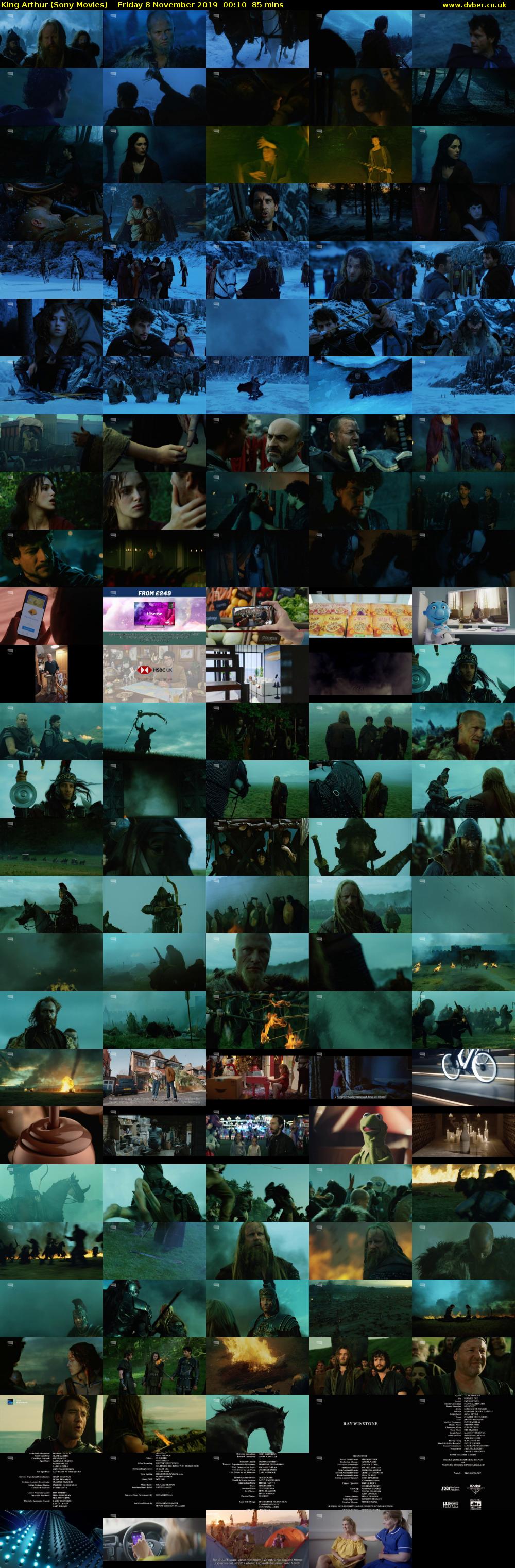 King Arthur (Sony Movies) Friday 8 November 2019 00:10 - 01:35