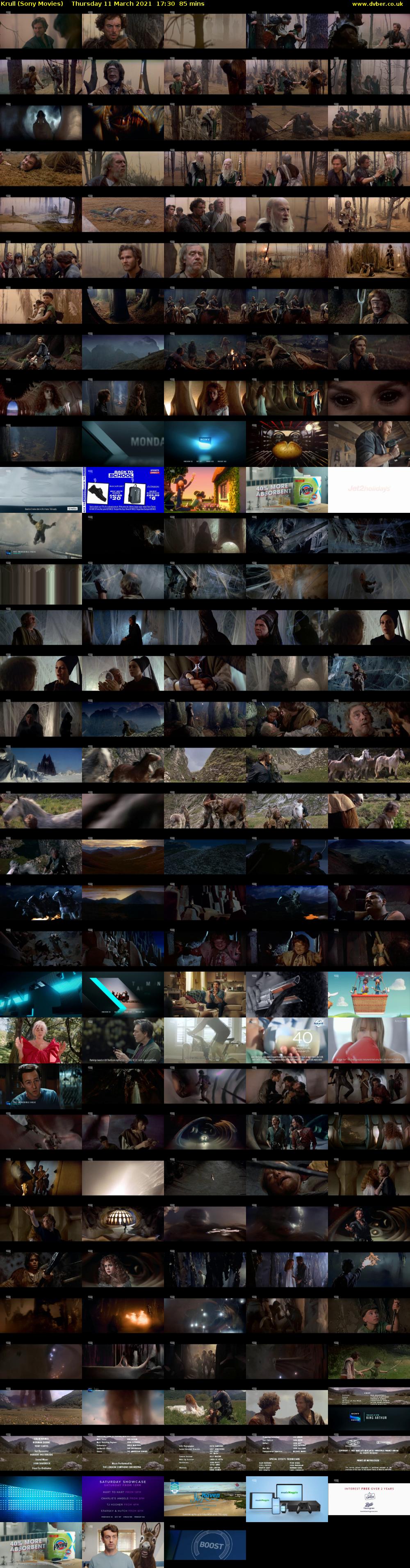 Krull (Sony Movies) Thursday 11 March 2021 17:30 - 18:55