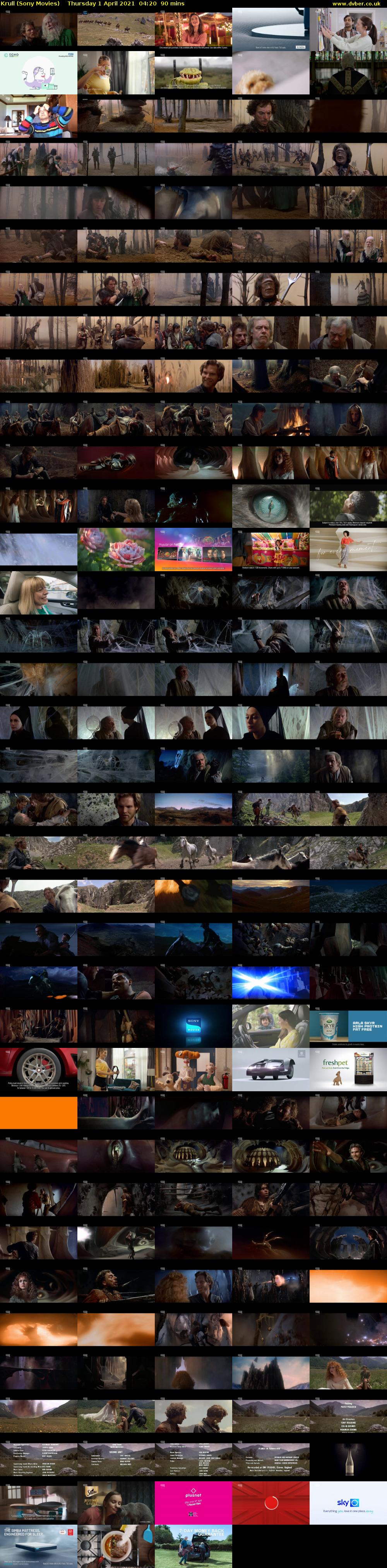 Krull (Sony Movies) Thursday 1 April 2021 04:20 - 05:50