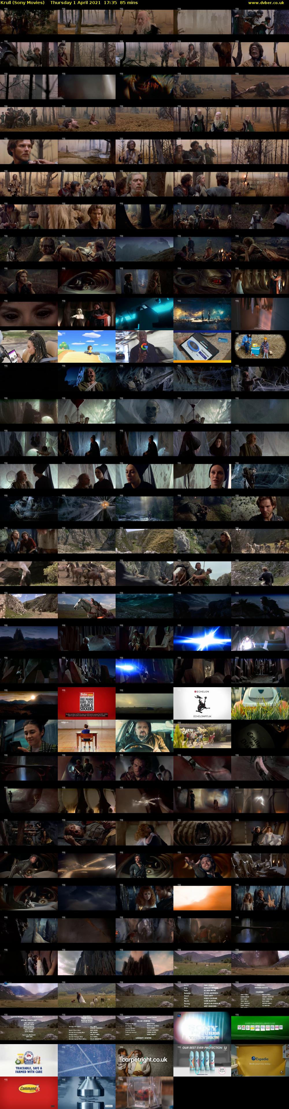 Krull (Sony Movies) Thursday 1 April 2021 17:35 - 19:00
