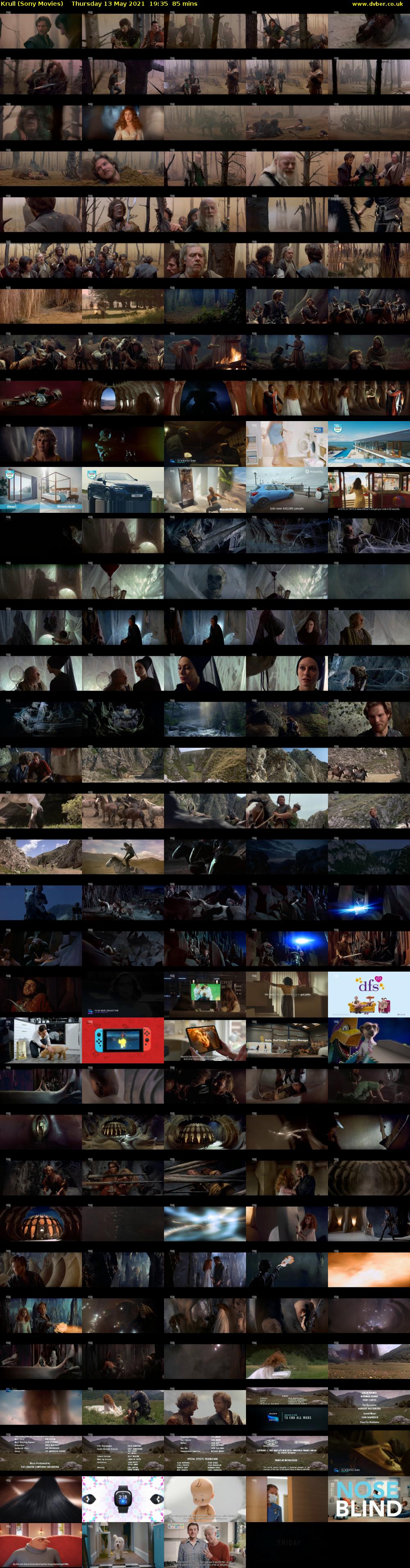 Krull (Sony Movies) Thursday 13 May 2021 19:35 - 21:00