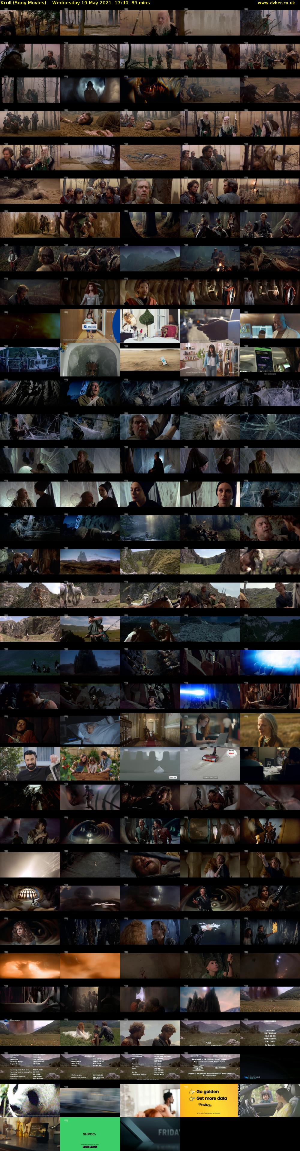 Krull (Sony Movies) Wednesday 19 May 2021 17:40 - 19:05