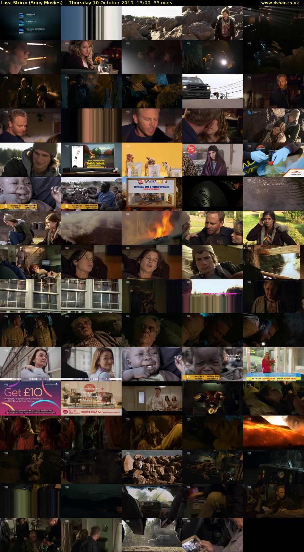 Lava Storm (Sony Movies) Thursday 10 October 2019 13:00 - 13:55