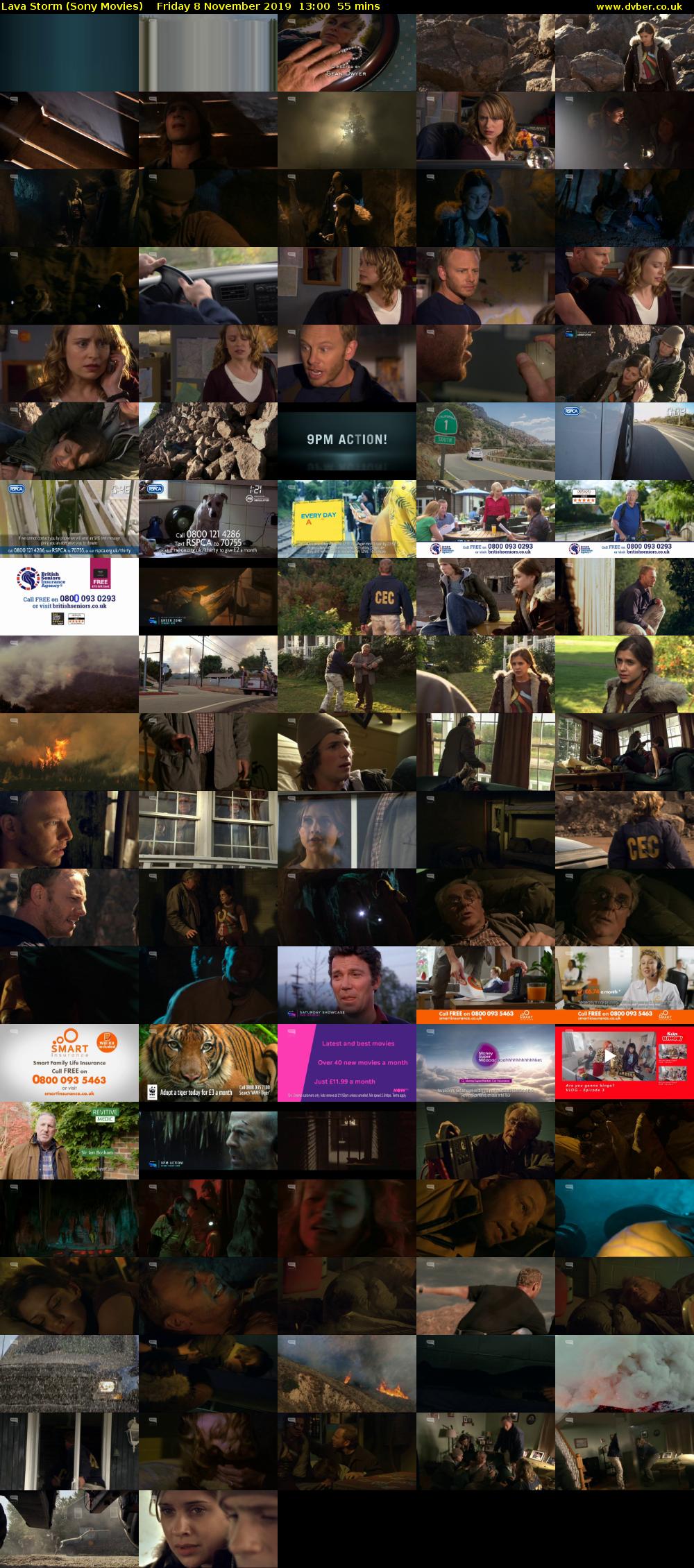 Lava Storm (Sony Movies) Friday 8 November 2019 13:00 - 13:55