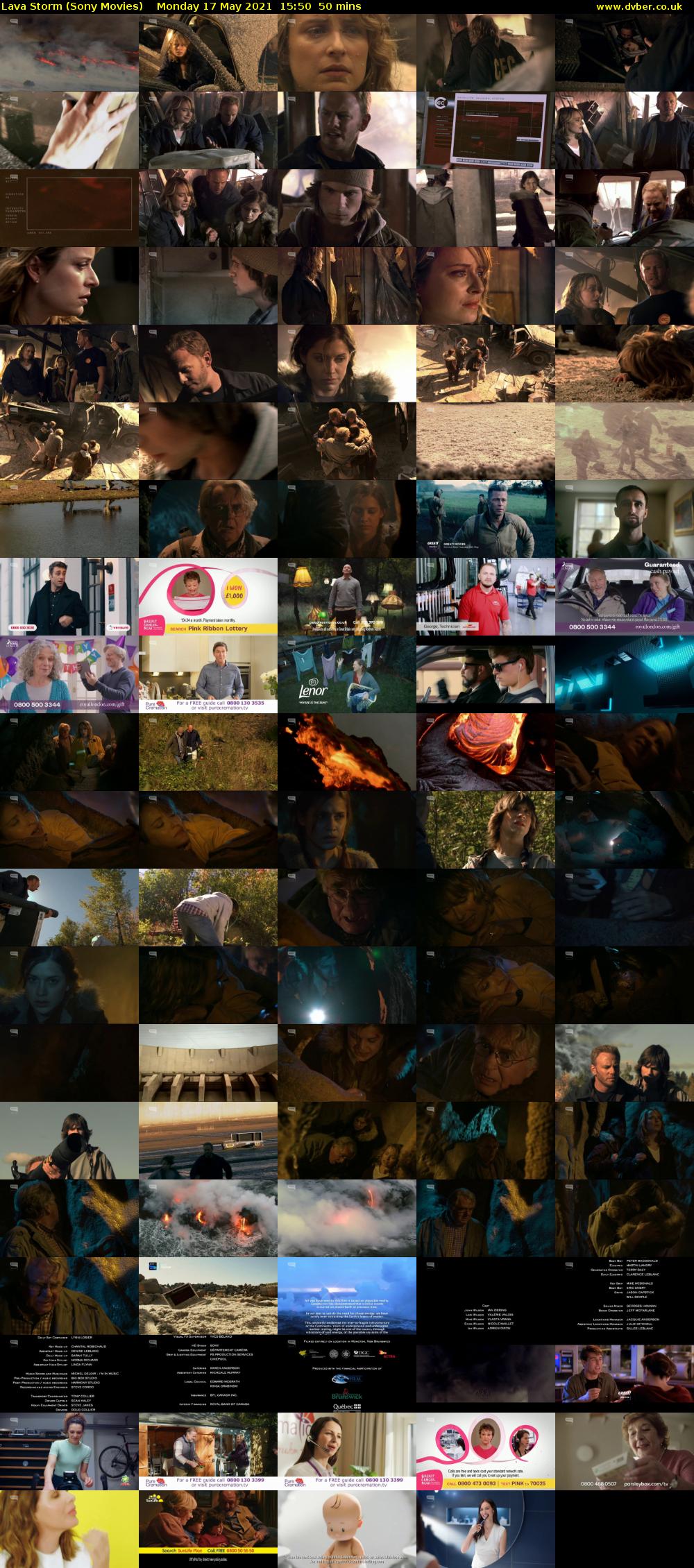 Lava Storm (Sony Movies) Monday 17 May 2021 15:50 - 16:40