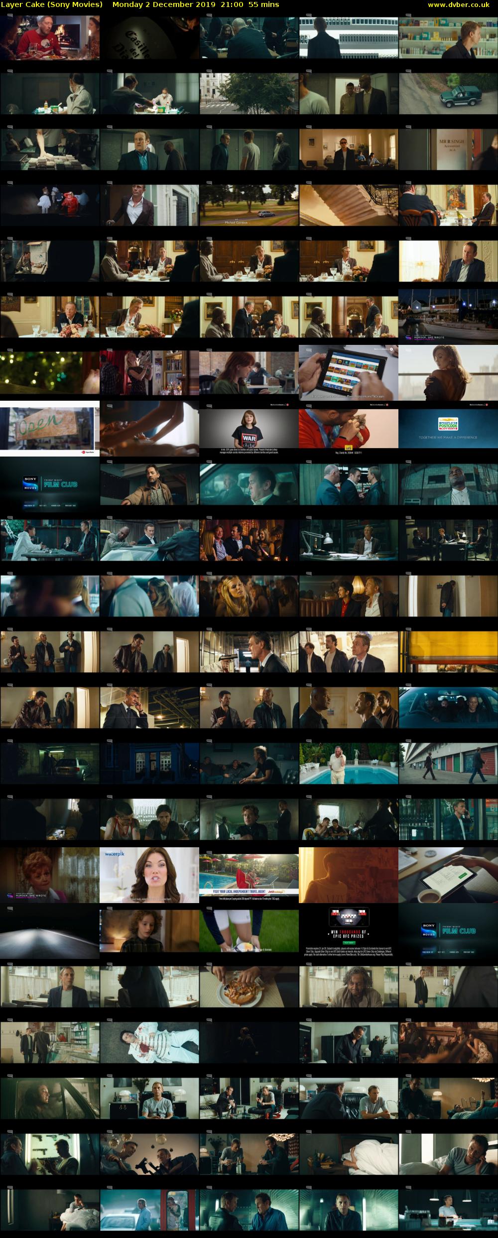 Layer Cake (Sony Movies) Monday 2 December 2019 21:00 - 21:55