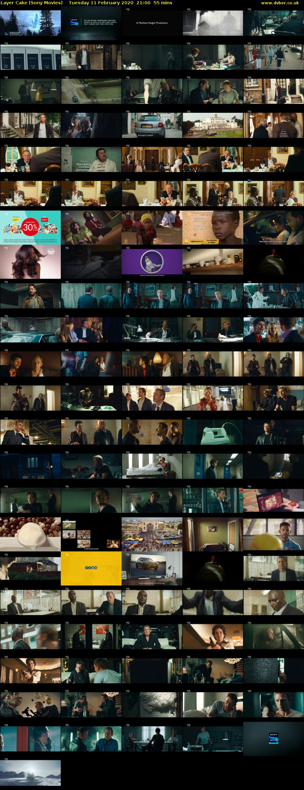 Layer Cake (Sony Movies) Tuesday 11 February 2020 21:00 - 21:55