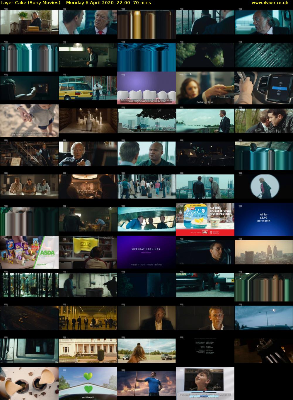 Layer Cake (Sony Movies) Monday 6 April 2020 22:00 - 23:10