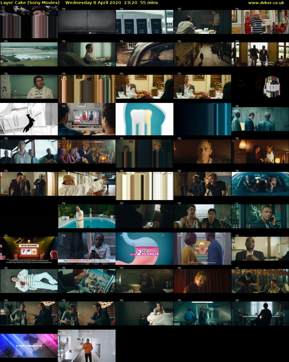 Layer Cake (Sony Movies) Wednesday 8 April 2020 23:20 - 00:15