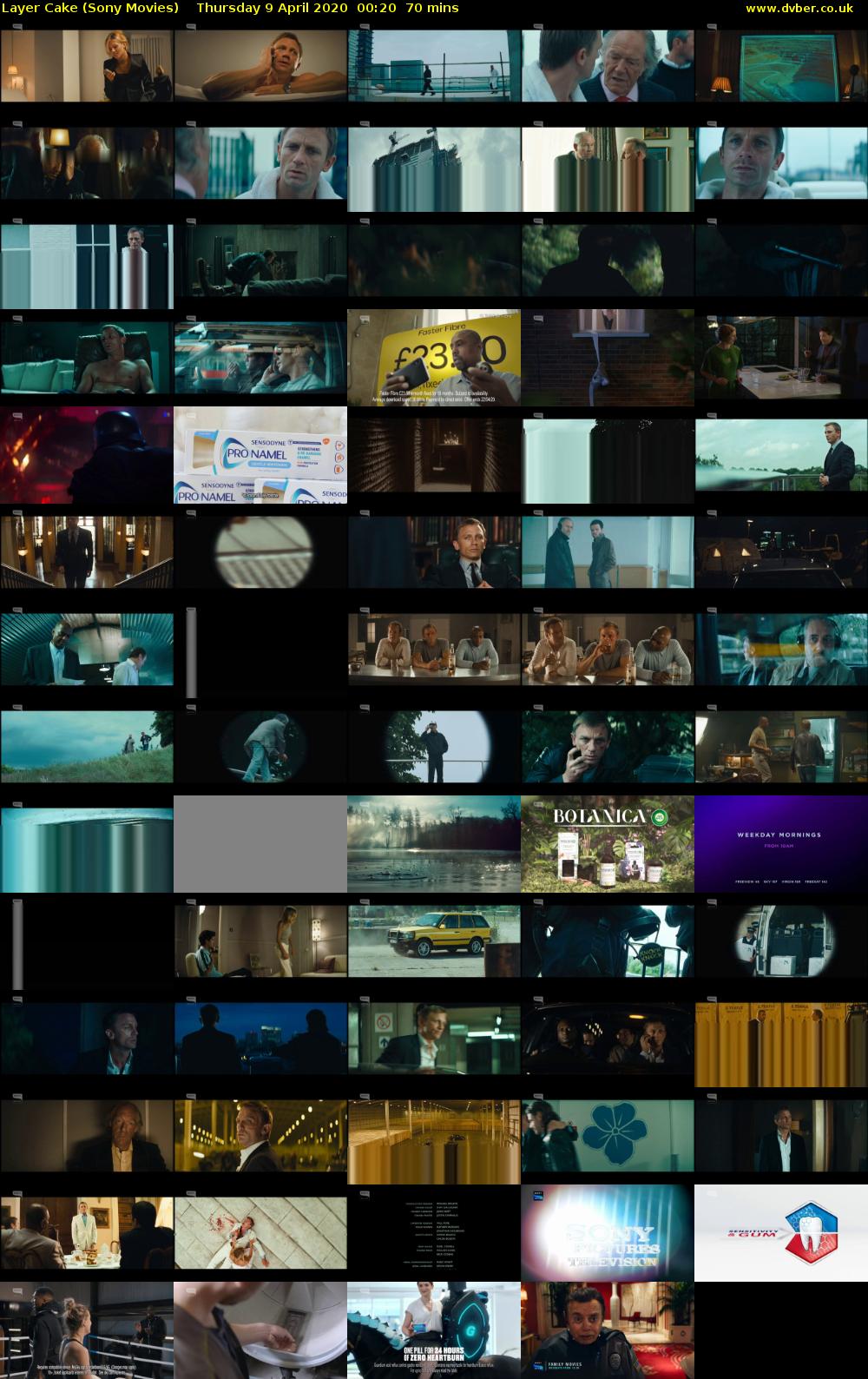 Layer Cake (Sony Movies) Thursday 9 April 2020 00:20 - 01:30