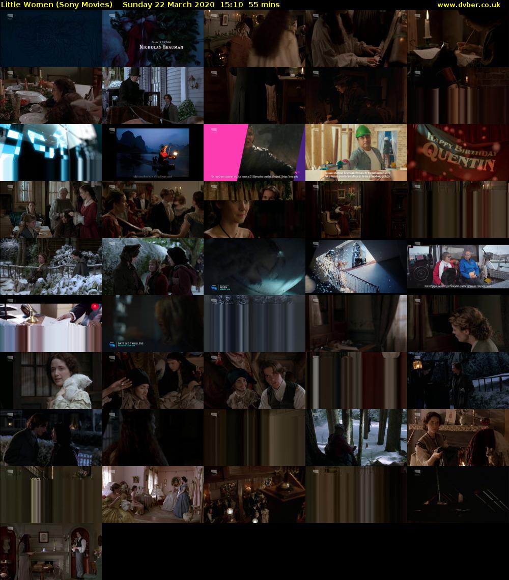 Little Women (Sony Movies) Sunday 22 March 2020 15:10 - 16:05