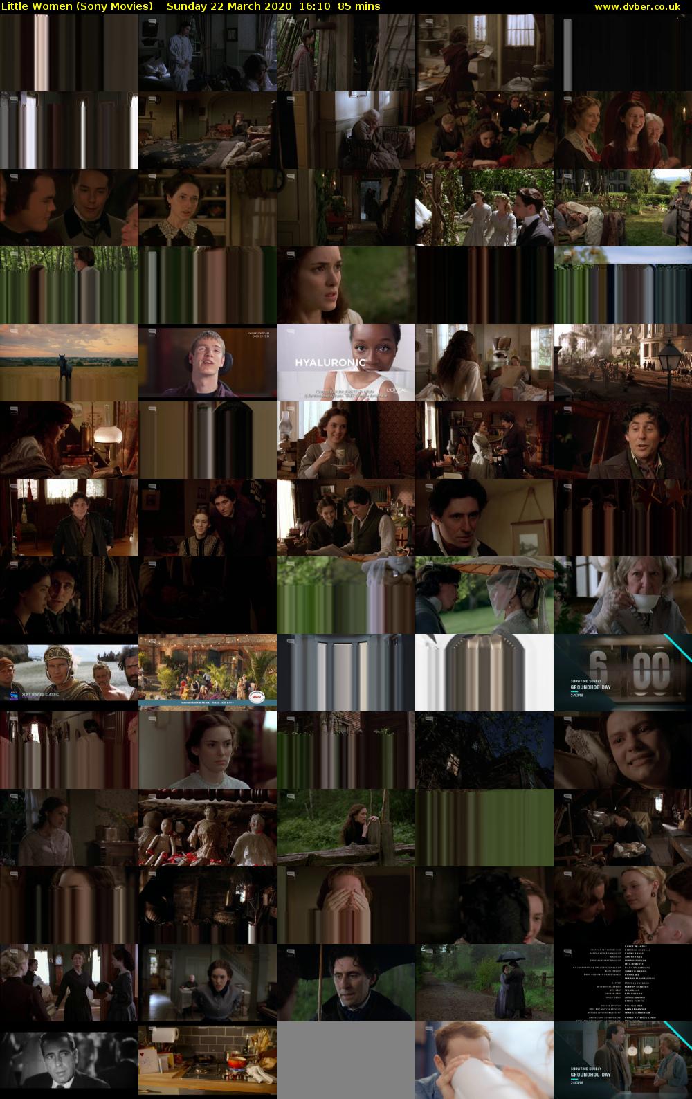 Little Women (Sony Movies) Sunday 22 March 2020 16:10 - 17:35