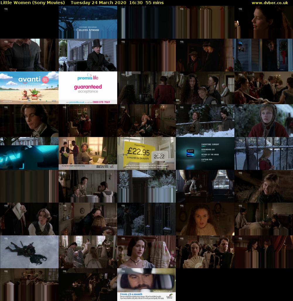 Little Women (Sony Movies) Tuesday 24 March 2020 16:30 - 17:25
