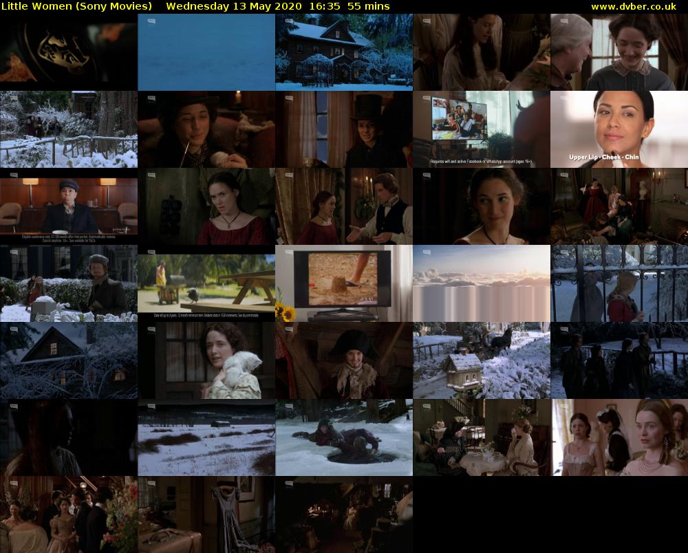 Little Women (Sony Movies) Wednesday 13 May 2020 16:35 - 17:30
