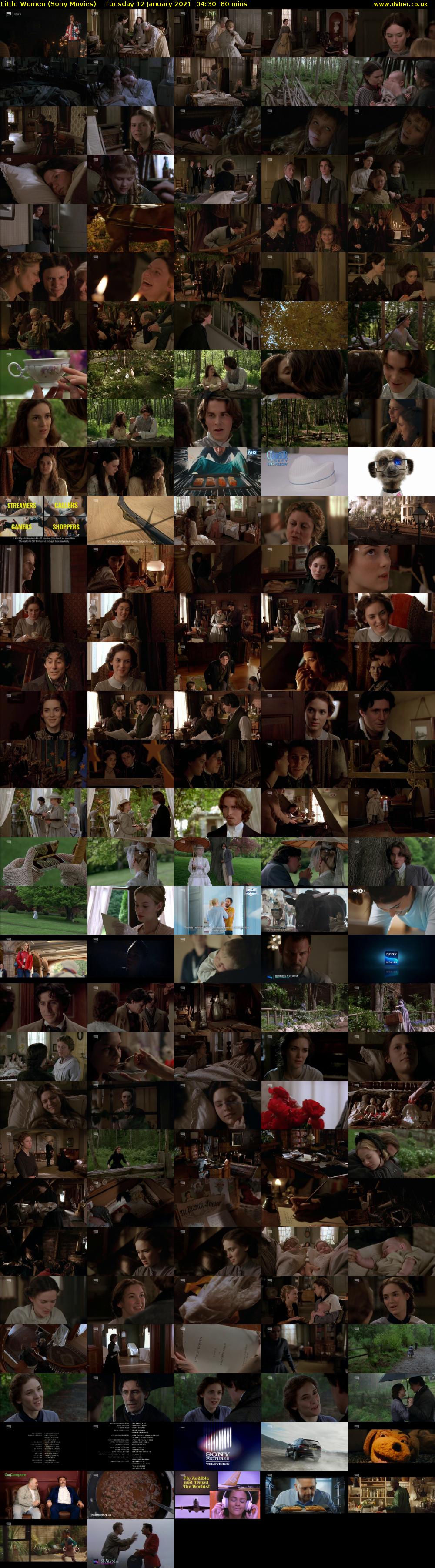 Little Women (Sony Movies) Tuesday 12 January 2021 04:30 - 05:50