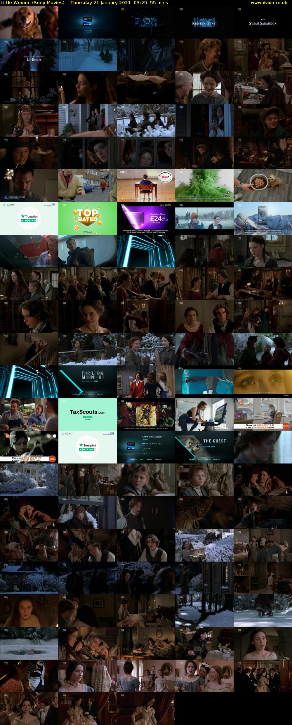Little Women (Sony Movies) Thursday 21 January 2021 03:25 - 04:20