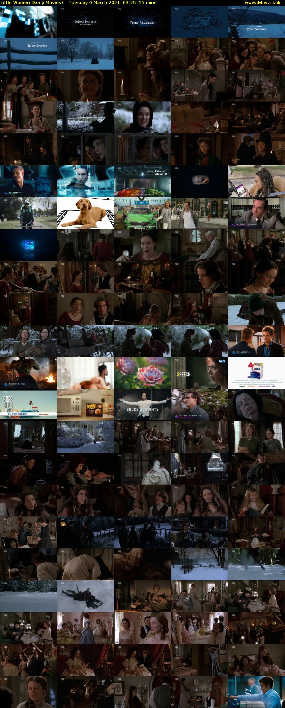 Little Women (Sony Movies) Tuesday 9 March 2021 03:25 - 04:20
