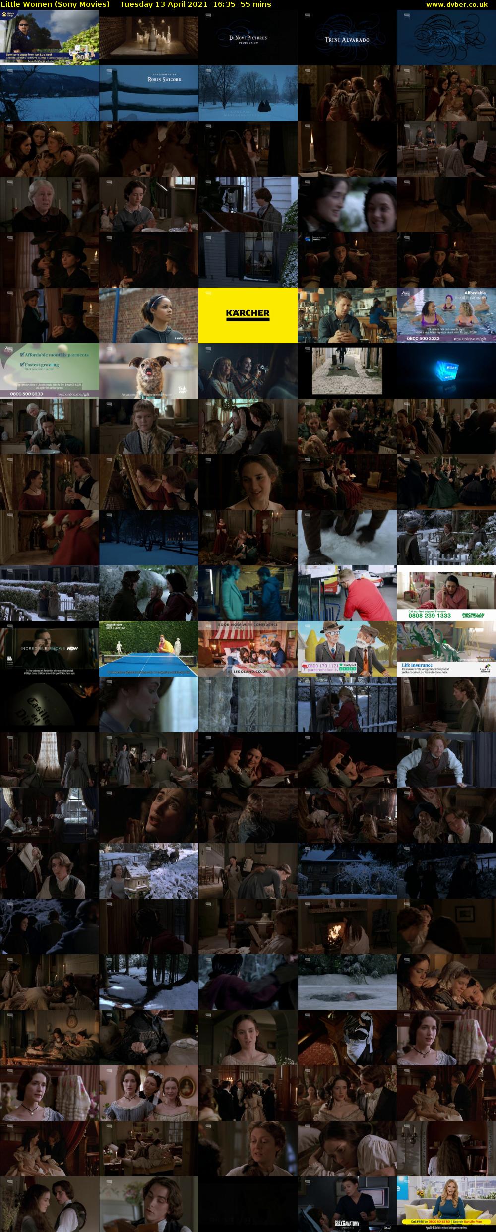 Little Women (Sony Movies) Tuesday 13 April 2021 16:35 - 17:30