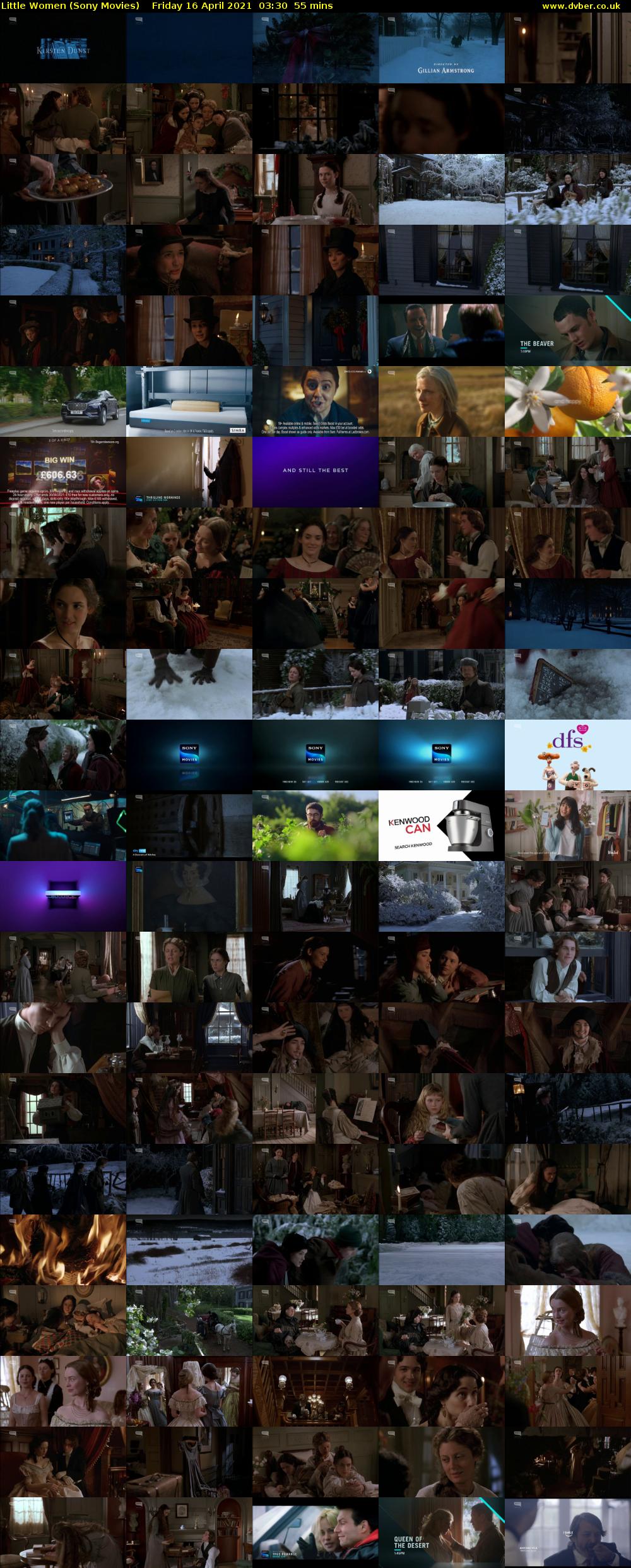 Little Women (Sony Movies) Friday 16 April 2021 03:30 - 04:25