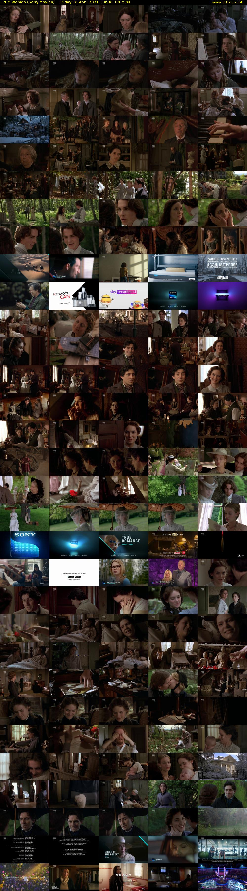 Little Women (Sony Movies) Friday 16 April 2021 04:30 - 05:50