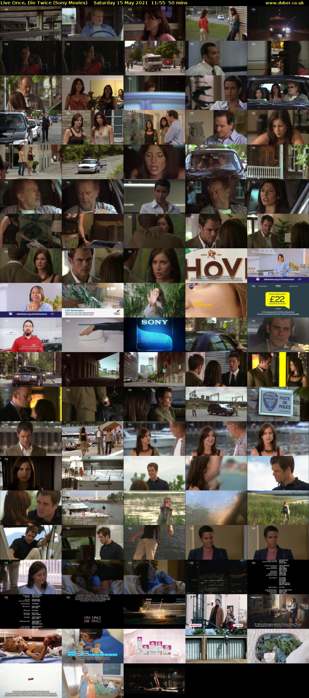Live Once, Die Twice (Sony Movies) Saturday 15 May 2021 11:55 - 12:45