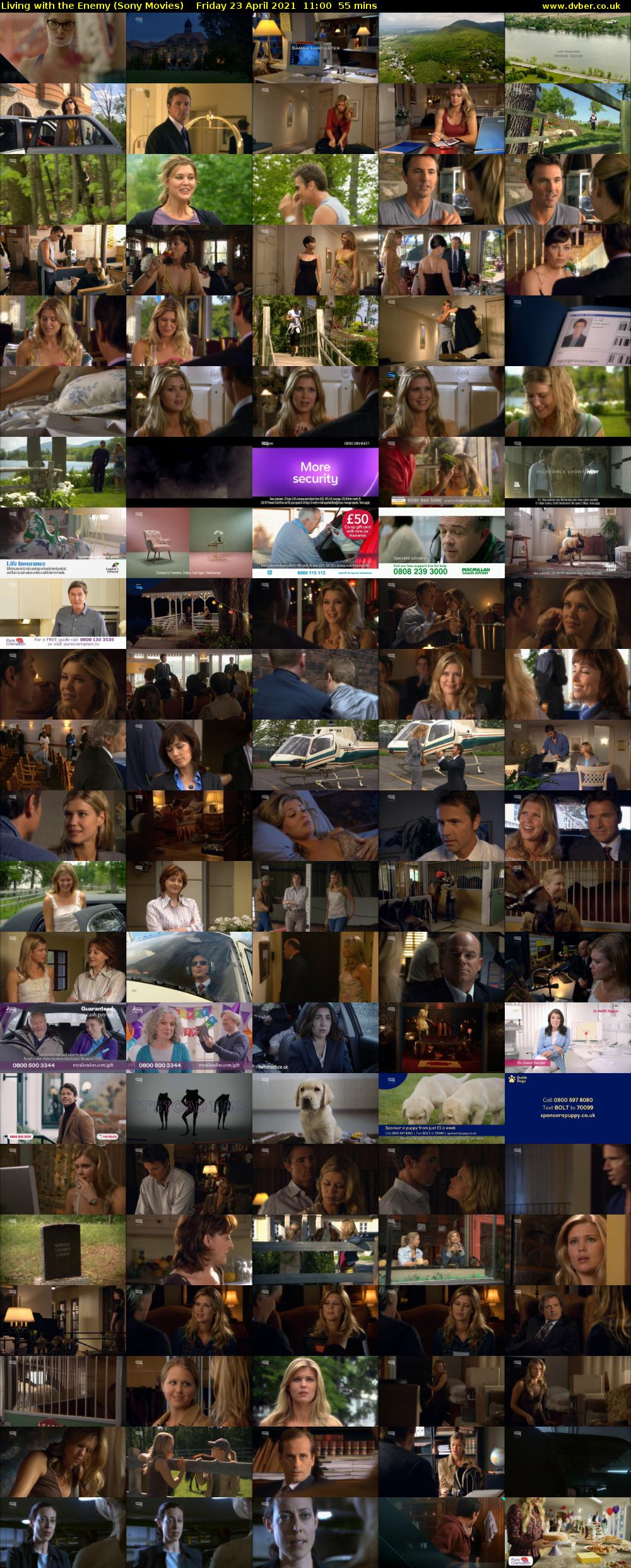 Living with the Enemy (Sony Movies) Friday 23 April 2021 11:00 - 11:55