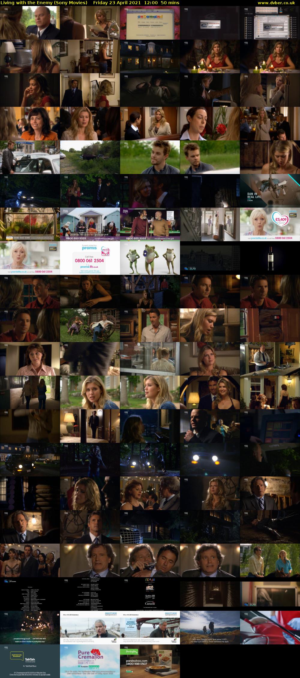 Living with the Enemy (Sony Movies) Friday 23 April 2021 12:00 - 12:50