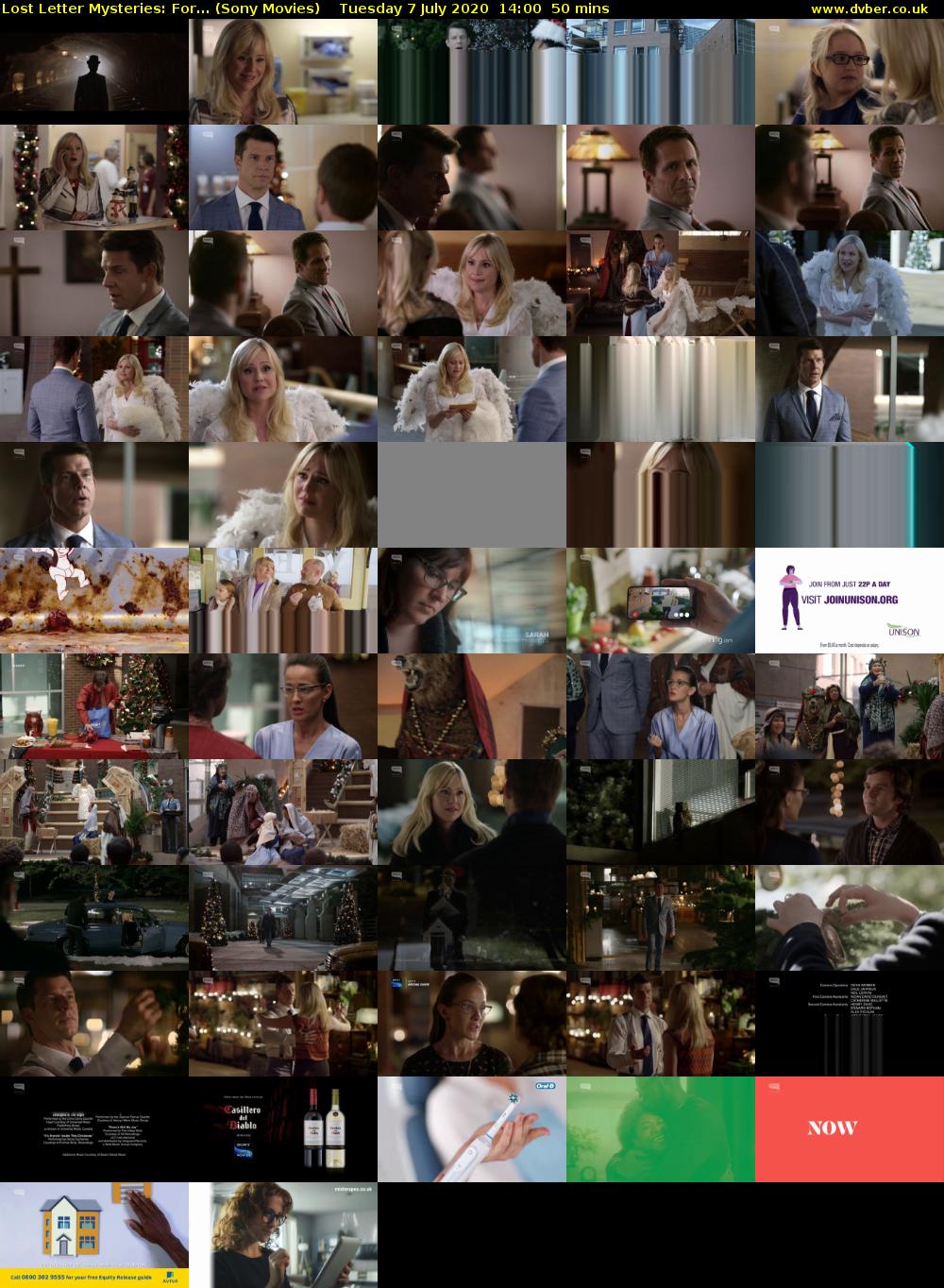 Lost Letter Mysteries: For... (Sony Movies) Tuesday 7 July 2020 14:00 - 14:50