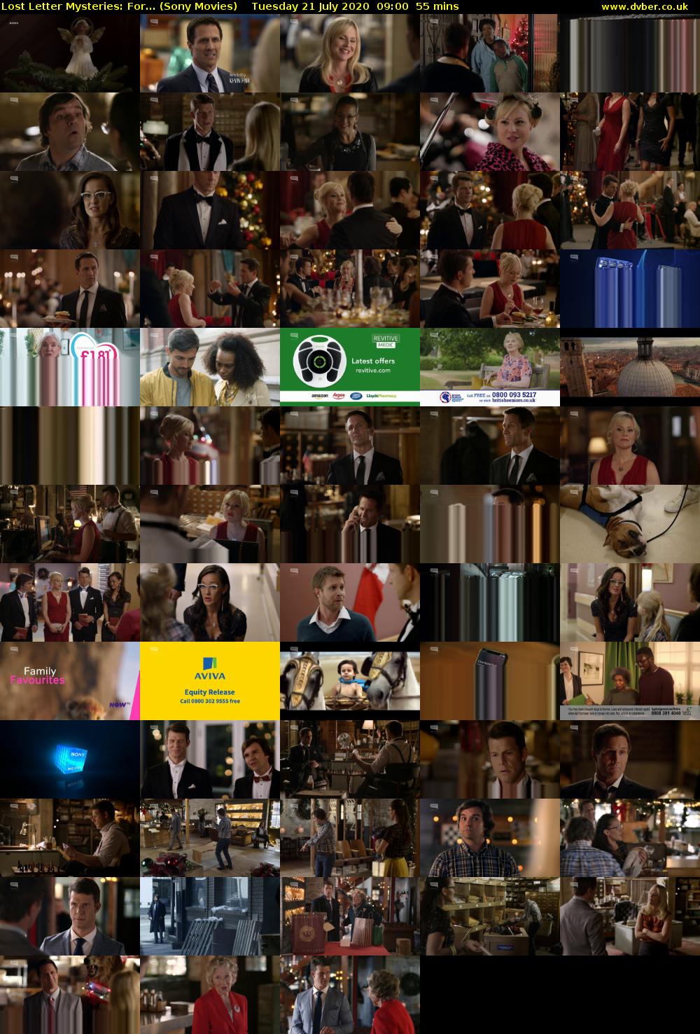 Lost Letter Mysteries: For... (Sony Movies) Tuesday 21 July 2020 09:00 - 09:55