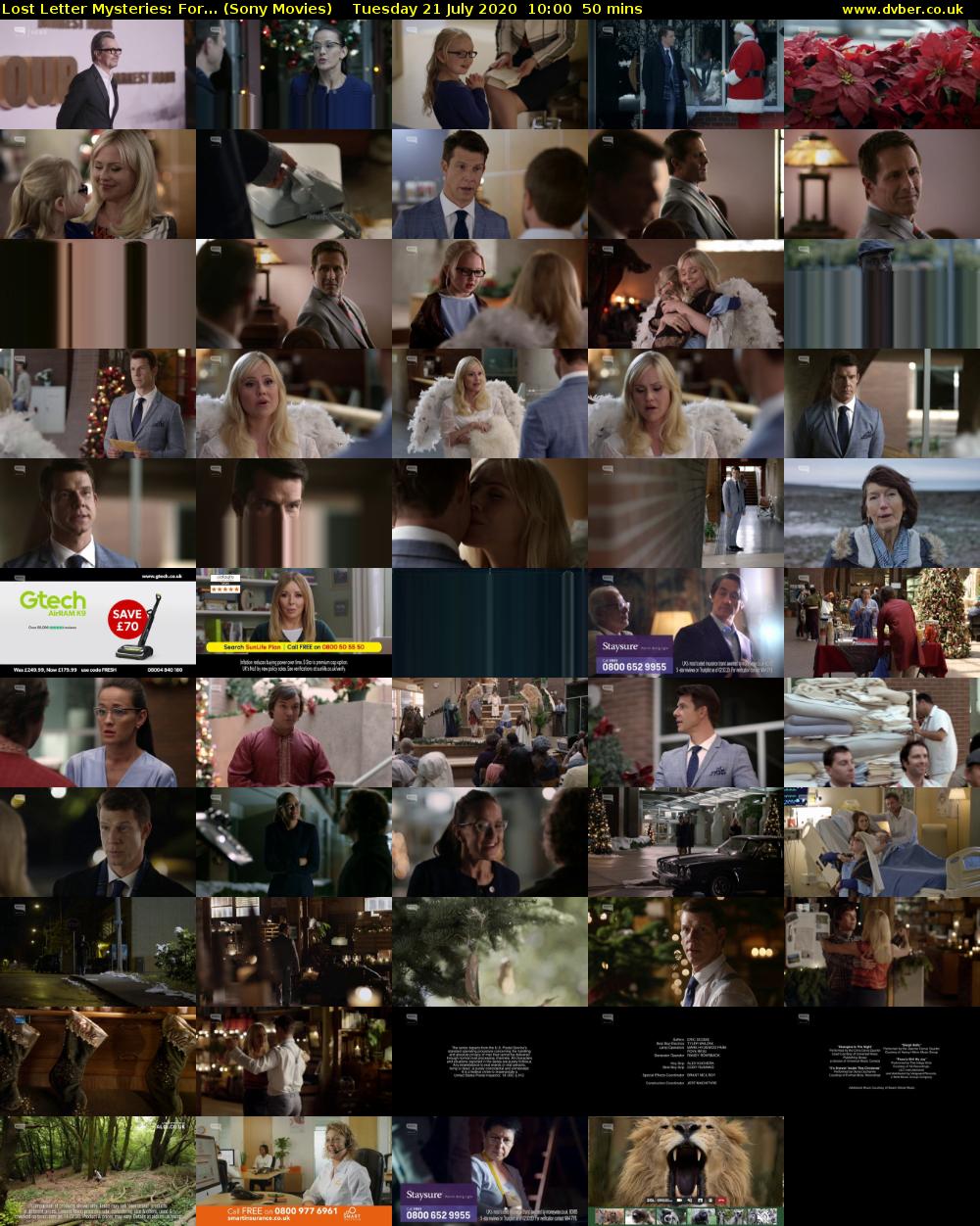 Lost Letter Mysteries: For... (Sony Movies) Tuesday 21 July 2020 10:00 - 10:50