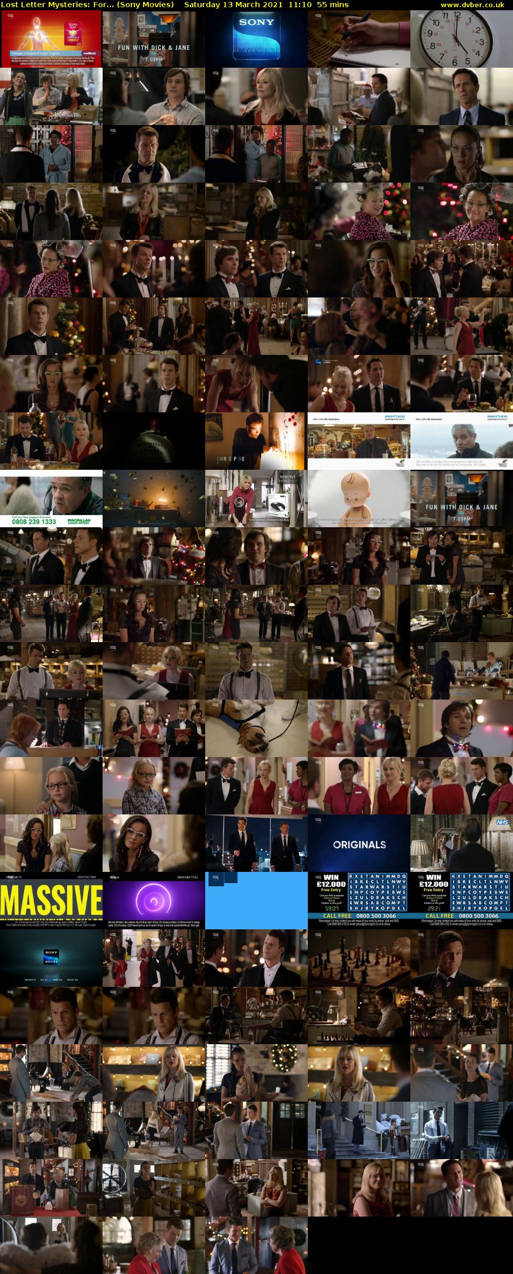 Lost Letter Mysteries: For... (Sony Movies) Saturday 13 March 2021 11:10 - 12:05