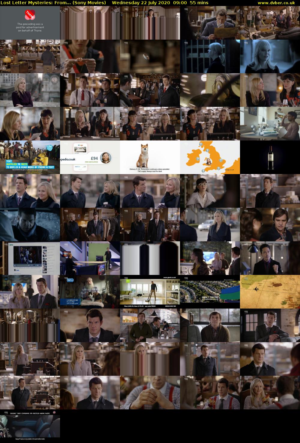 Lost Letter Mysteries: From... (Sony Movies) Wednesday 22 July 2020 09:00 - 09:55