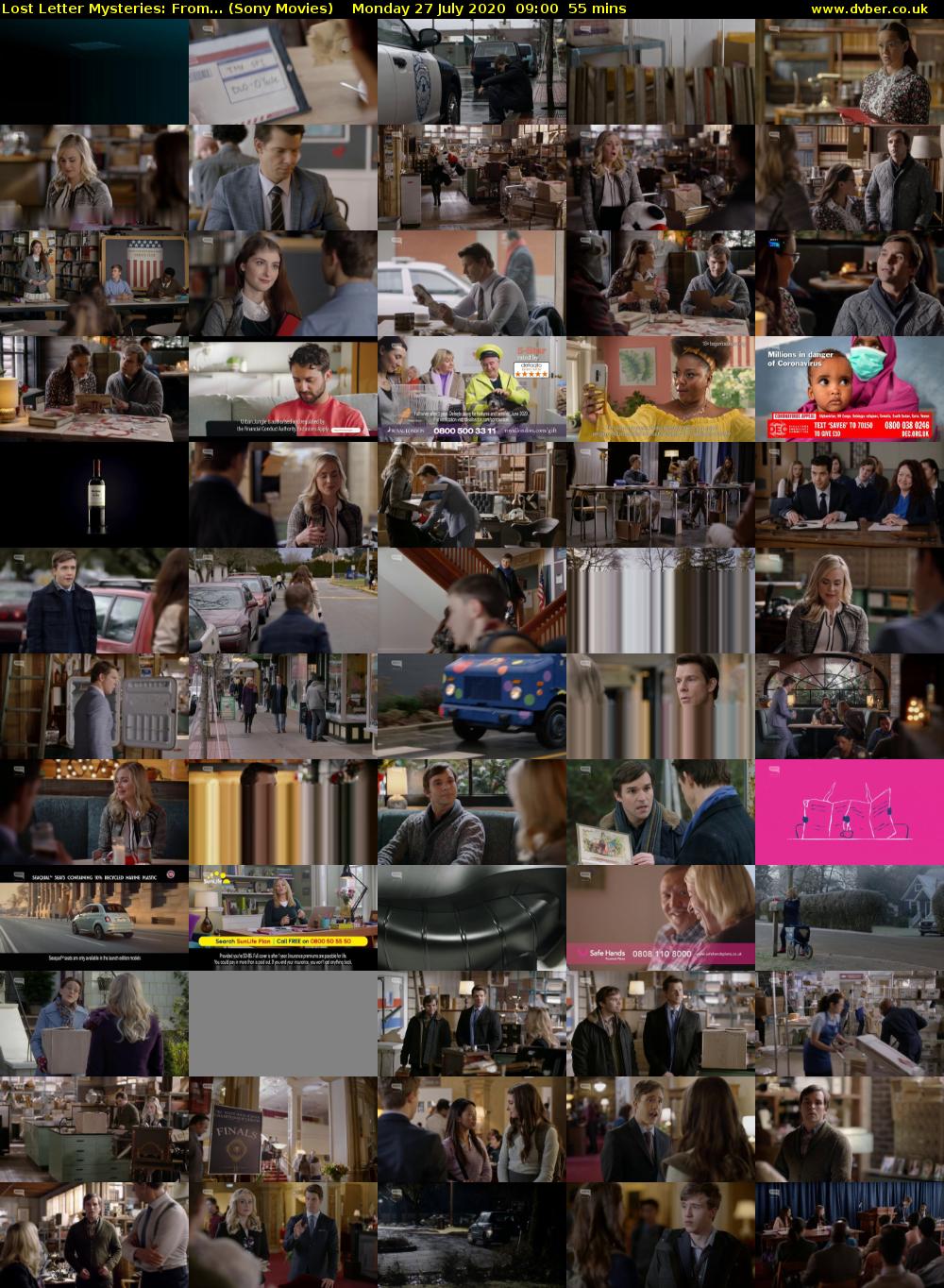 Lost Letter Mysteries: From... (Sony Movies) Monday 27 July 2020 09:00 - 09:55